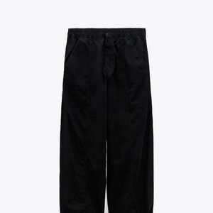 Black Relaxed Fit Pants